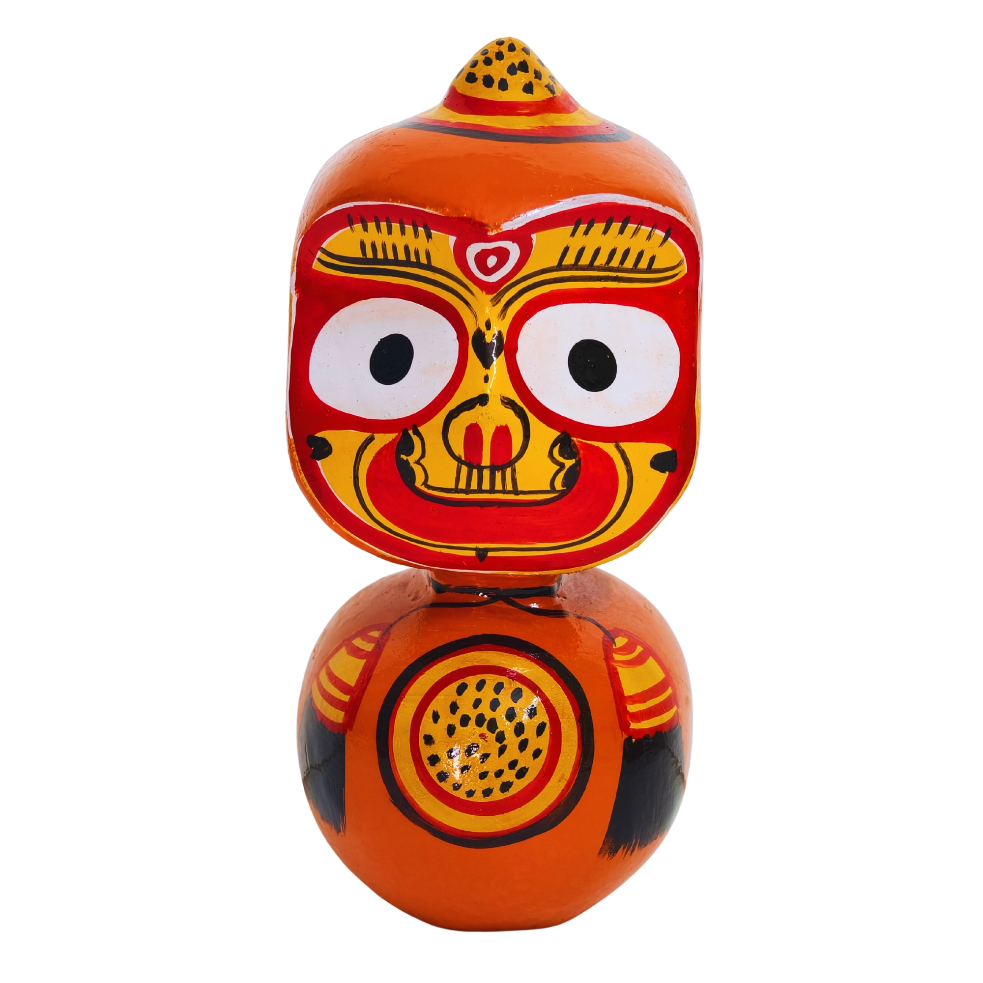 Handcrafted Wooden Jagannath Balabhadra Subhadra Idol Set – Traditional Puri Art