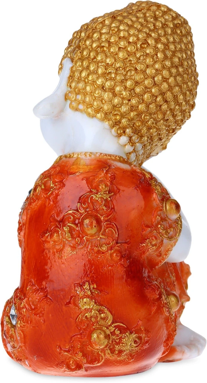 Cute Baby Buddha Monk Statue – Decorative Showpiece for Home & Office