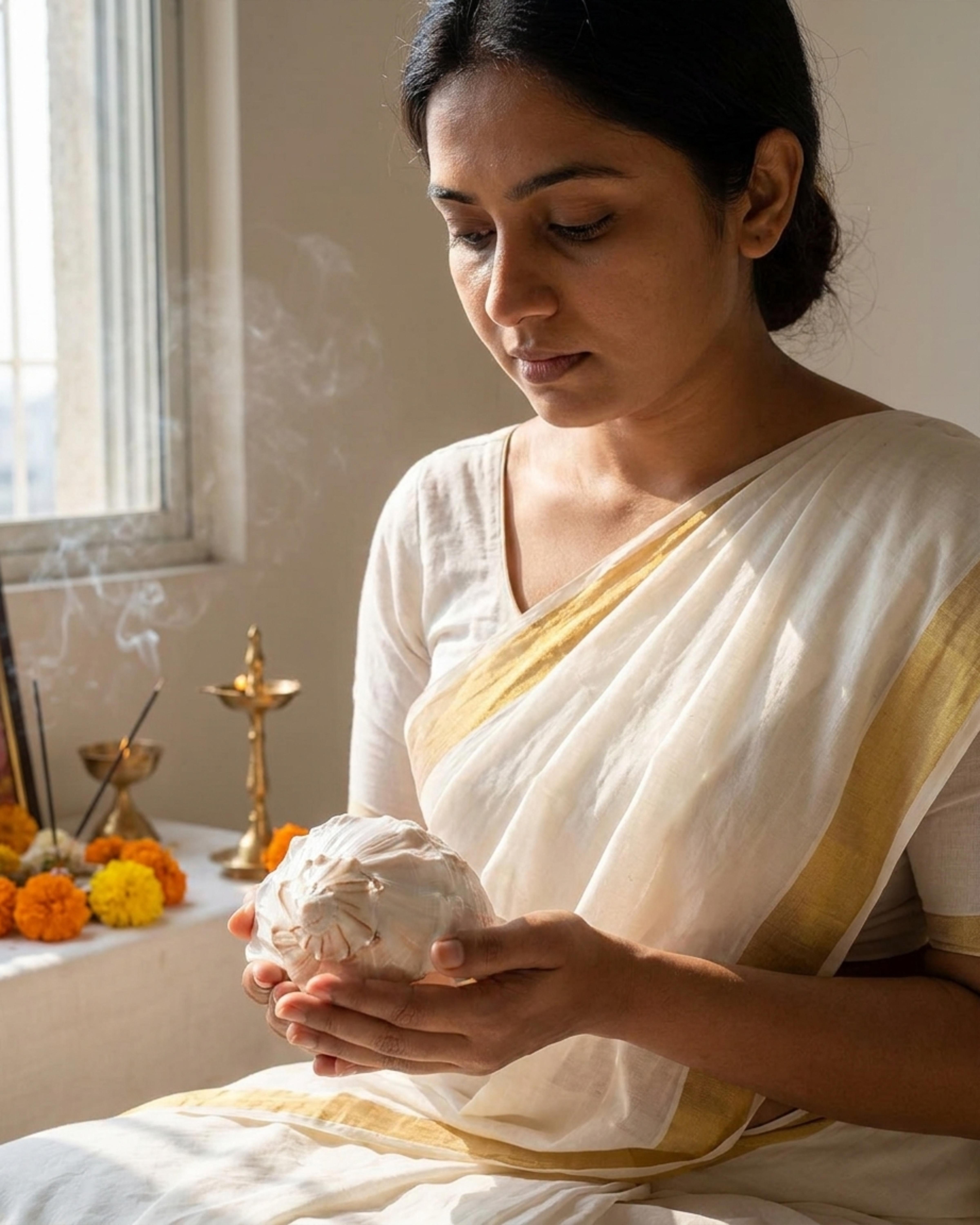 Natural Dakshinavarti Shankh (Right-Hand Conch Shell) – Auspicious Puja & Vastu Item - Image 3