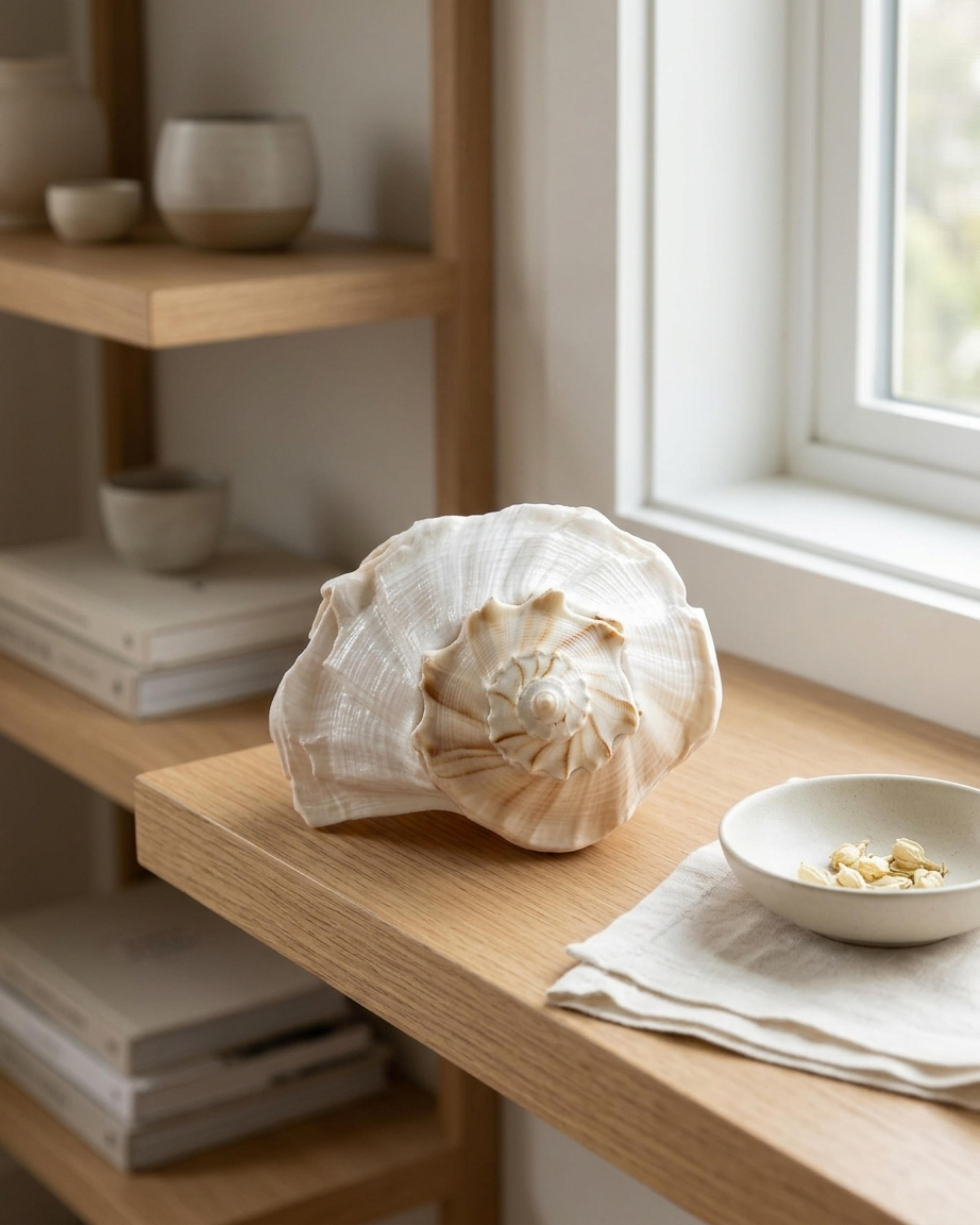 Natural Dakshinavarti Shankh (Right-Hand Conch Shell) – Auspicious Puja & Vastu Item - Image 4